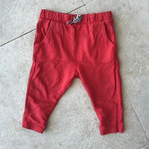 Zara 12/18 month red pants